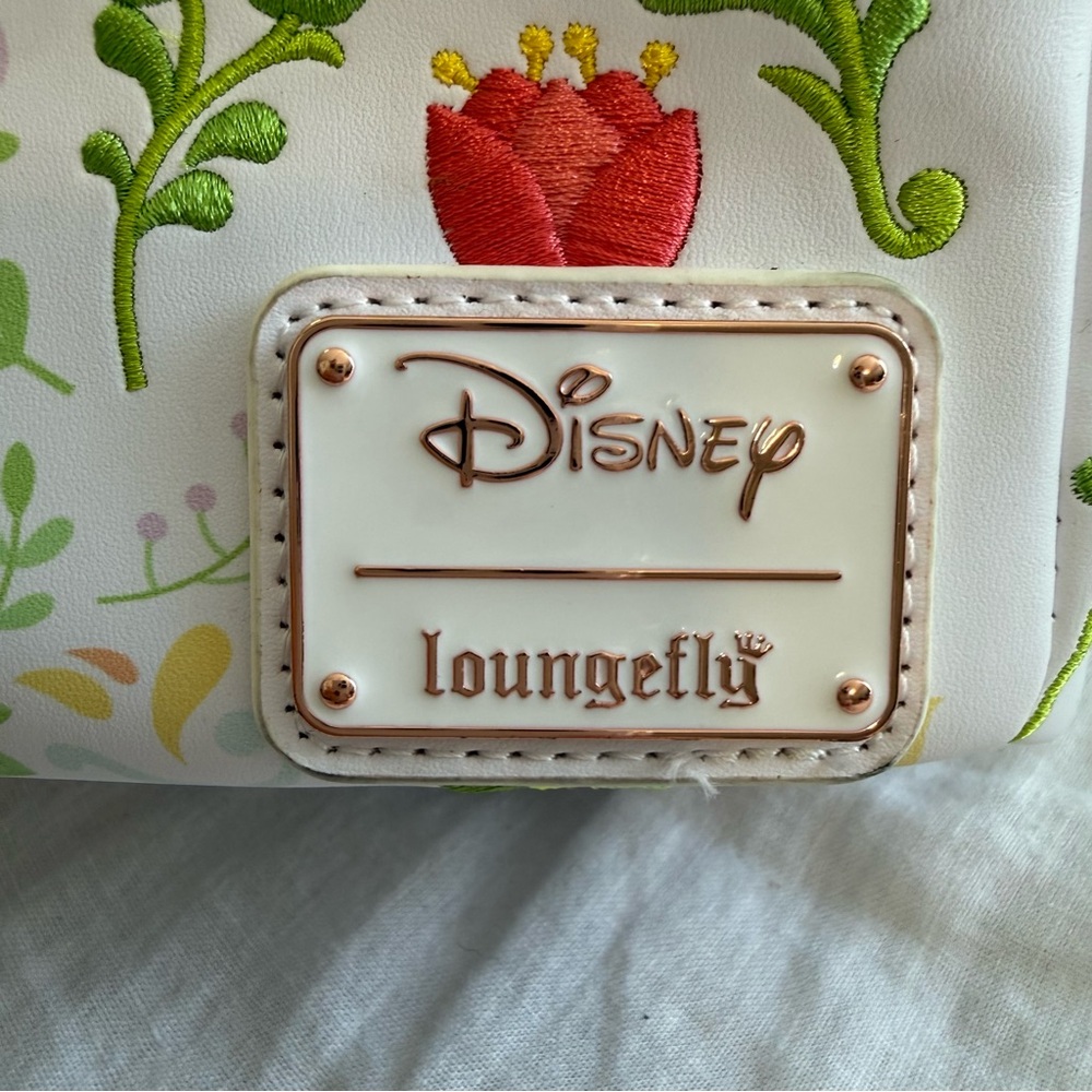 Loungefly Disney Winnie the Pooh Cosplay Folk Floral Mini Backpack - Picture 6 of 12
